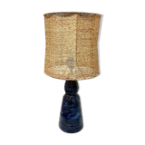 Lampe en céramique bleue