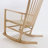 Hans Wegner J16 Rocking chair by Kvist Mobler A/S, Denmark 1970