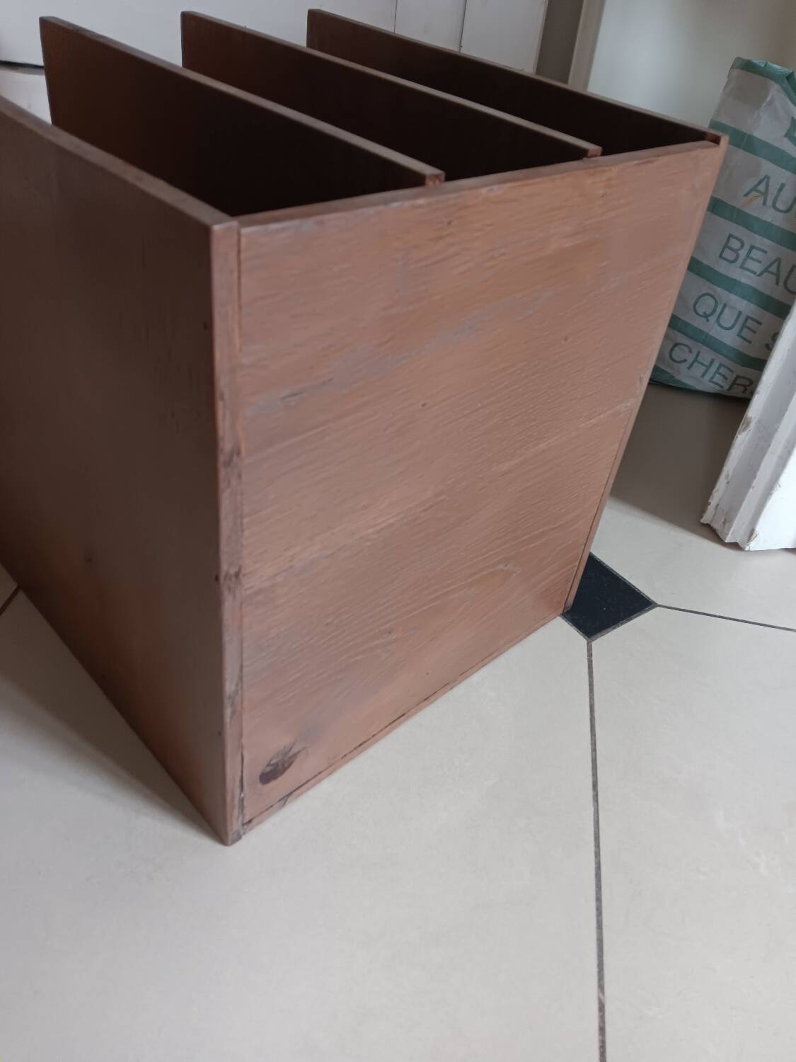 Wooden storage box