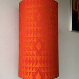 Abat-jour Eldo H60 D33 - tissu style vintage 70's