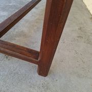 Rustic monastery farmhouse table, antique, 19th century, made of walnut.