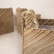 Set of 4 Salpol Armchairs by Angelo Mazzola in collaboration with Missoni