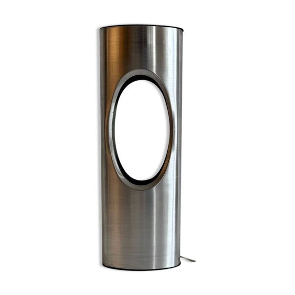 Lampe de table vintage, aluminium, France 1970 — Beyit