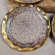 Set of 6 dessert plates – Marius Giuge Vallauris – Rare pieces & collection