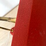 Desk lamp with flexible brass arm, 1950s
