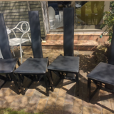 Set of 4 designer chairs