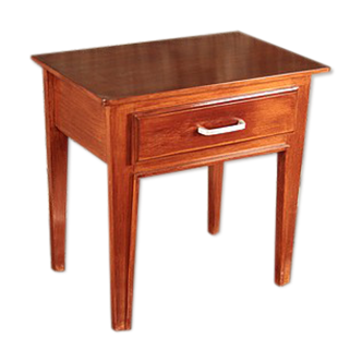 Varnished mahogany bedside