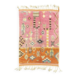 Moroccan shaggy wool rug