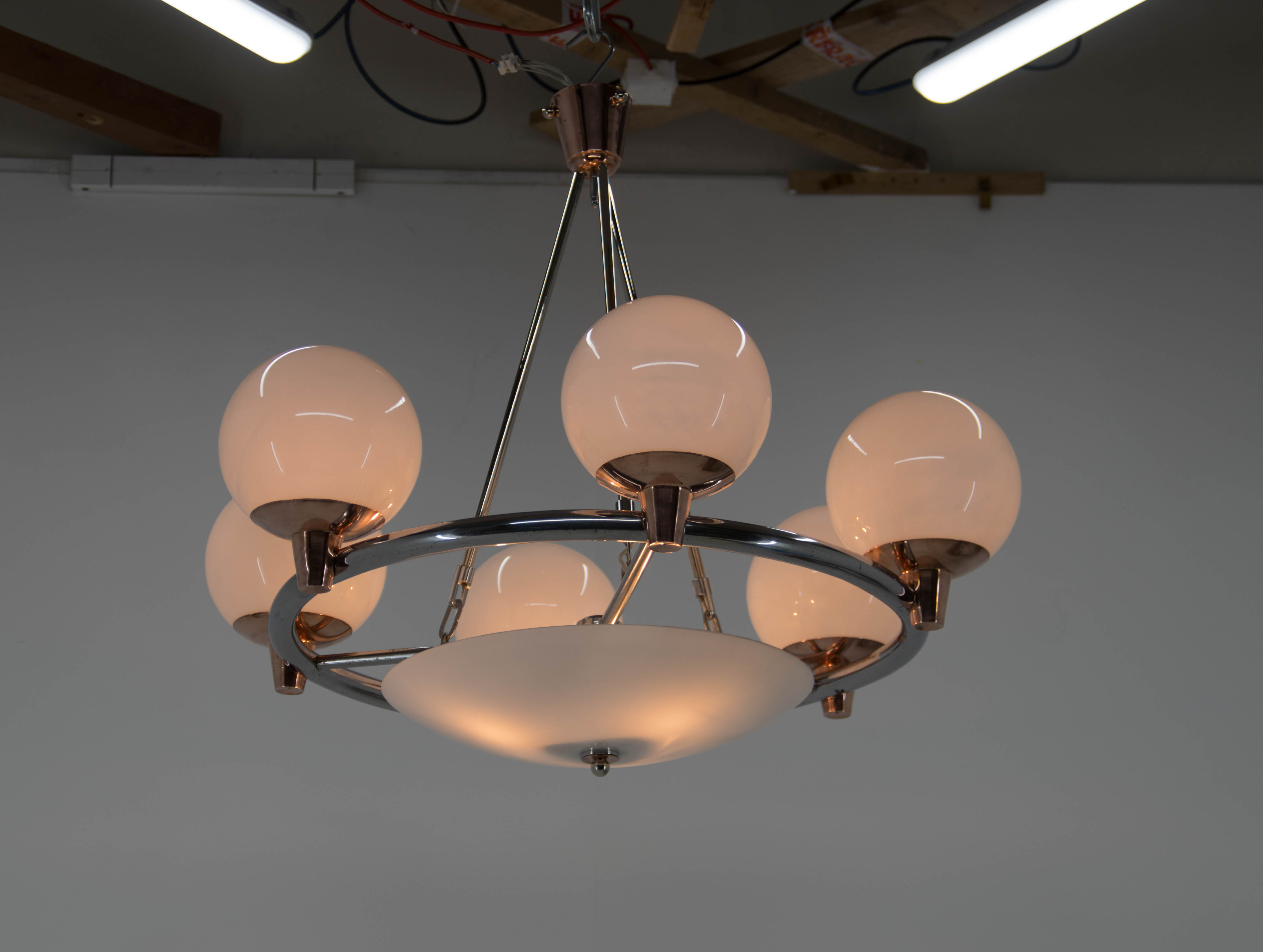 Art deco chandelier, 1930s