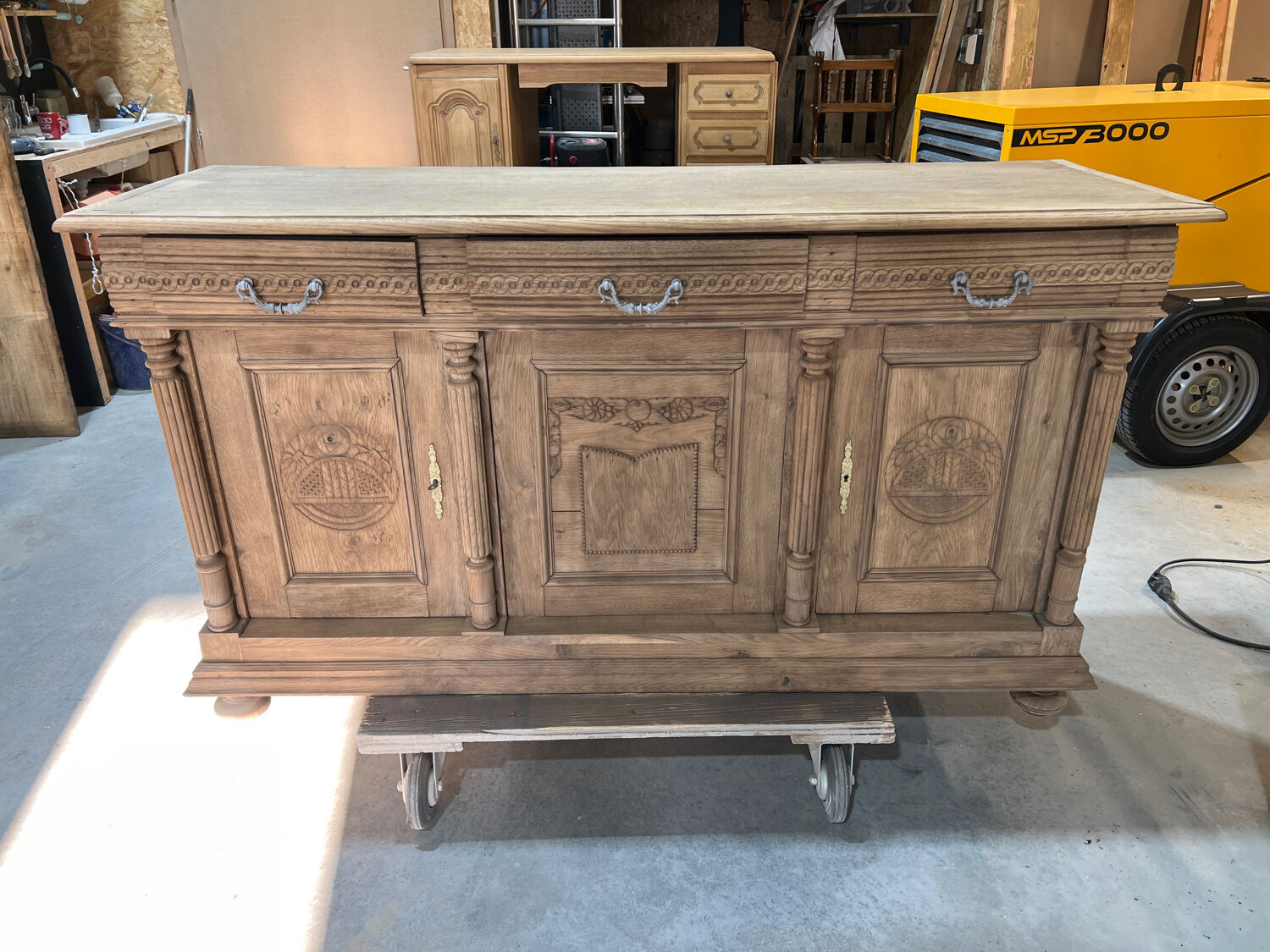 Very much in solid oak