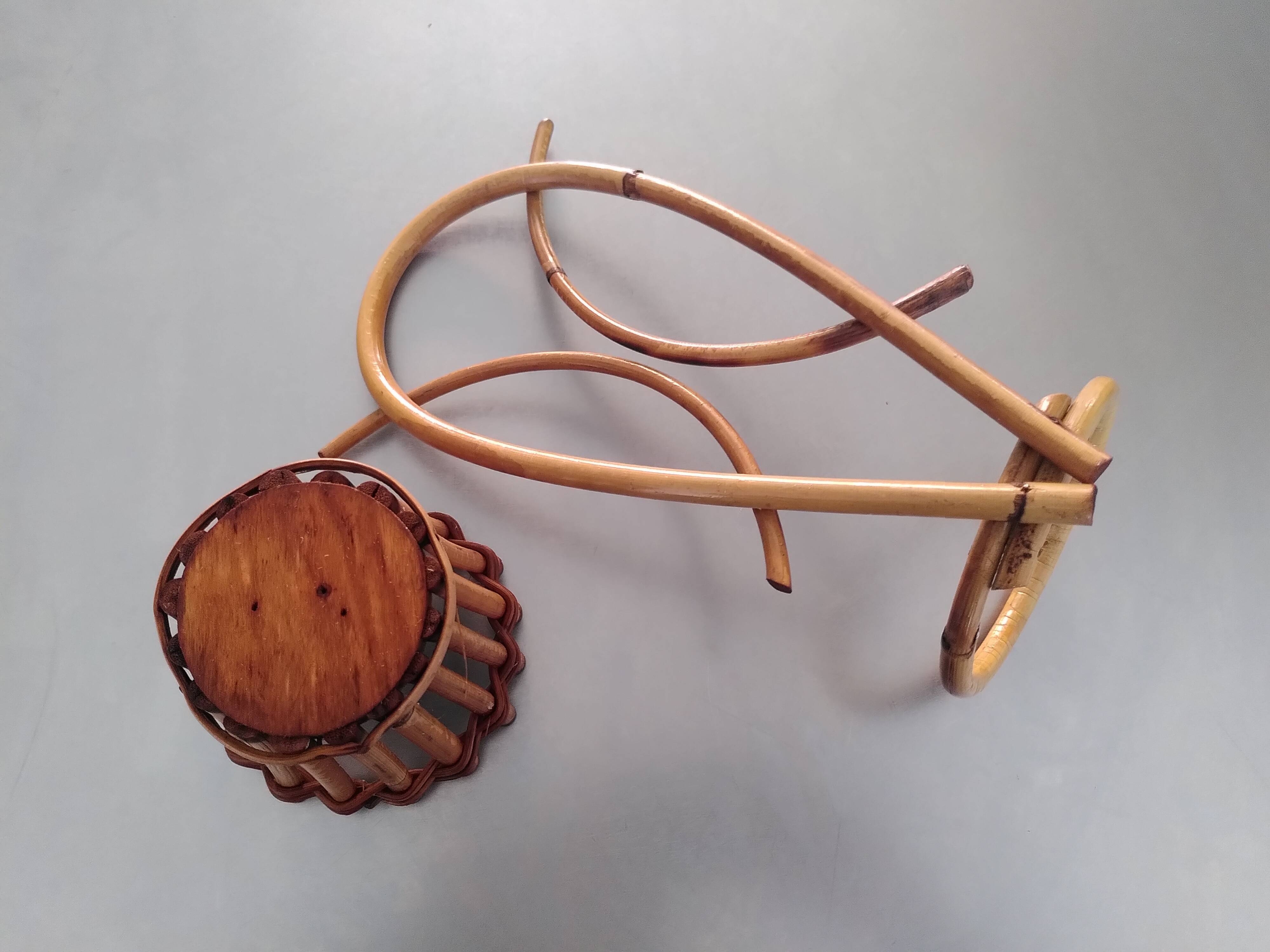 Rattan wall pot cover