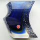 Vase Mandruzatto asymmetrical Murano Sommerso 70's