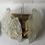Pair wall light in Murano