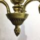 3-light bronze chandelier