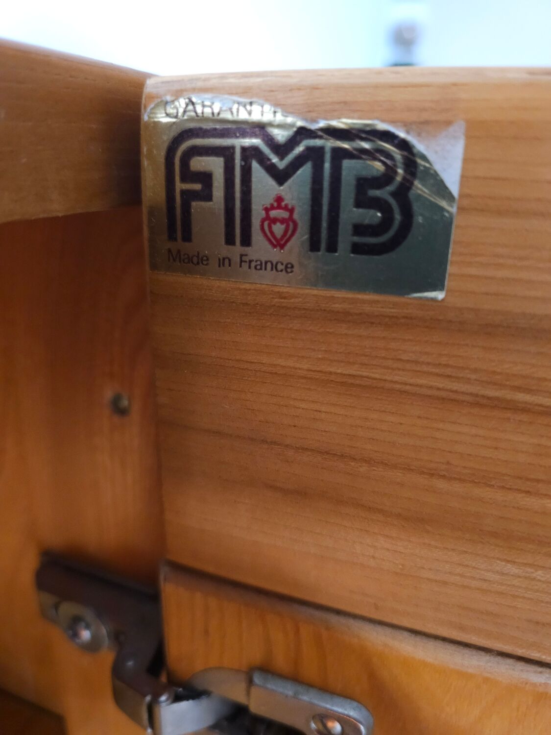 Solid Elm Buffet – Maison Regain, 1970s