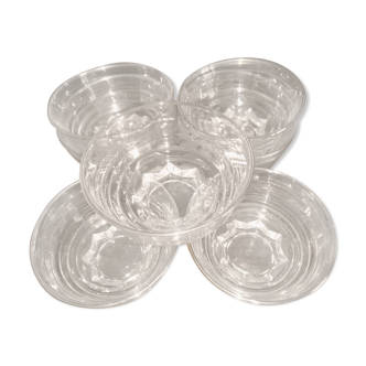 Lot de 9 coupes à champagne