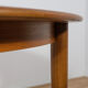 Mid-century round teak extendable dining table from Skovmand & Andersen, Denmark, 1960s
