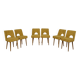 Polish Shell Chairs from Bydgoszcz Furniture Factory, 1960s, Set of 6