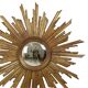 XL Sunburst convex sun mirror Deknudt rare 75 cm