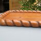 Solid wood tray from the 1940s-50s.