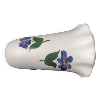 Unique Large Anemones vase / poet laval / 20 cm neck / Tulip-shaped neck
