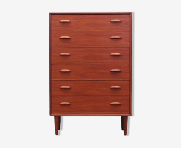 Commode en teck, design danois, années 1970, fabriqué au Danemark