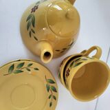 Swedish tea service Christineholm 1970s yellow