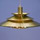 Danish hanging lamp in brass, 1970s