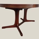 Oval extendable table designed 1960 Baumann style