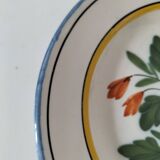 6 earthenware plates from the East - vintage 1960s
