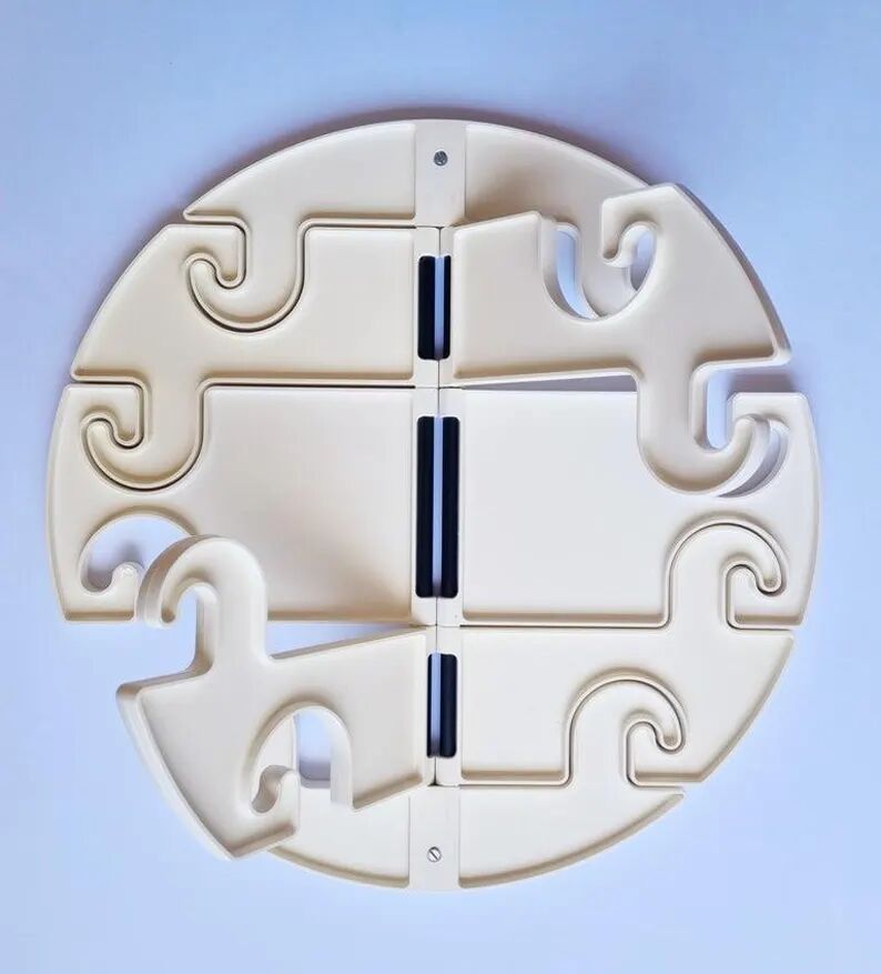 Midcentury Wall Coat Rack Octopus, Studio Halm, Germany, 1970s