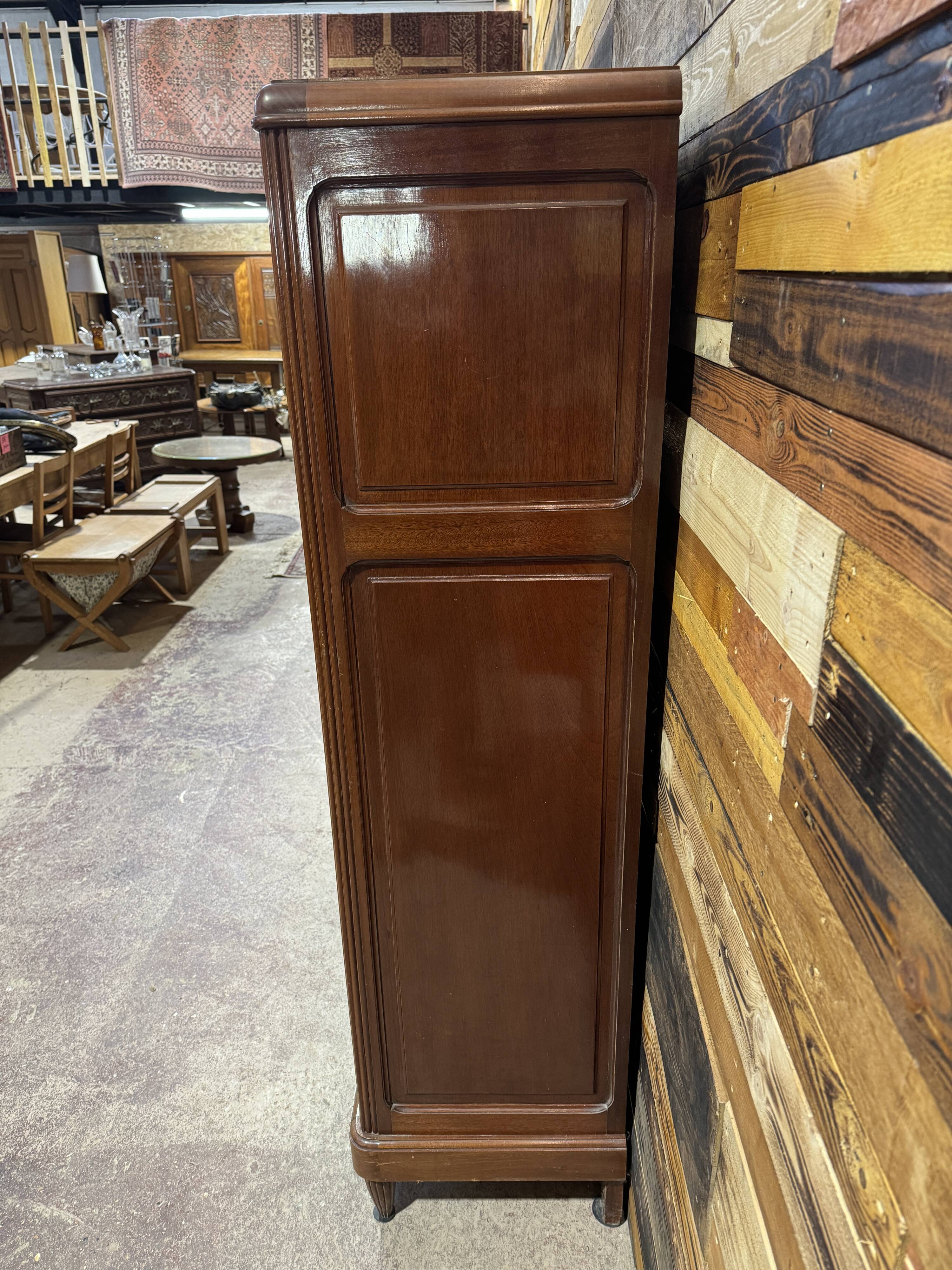 Art Deco Walnut Office Cabinet