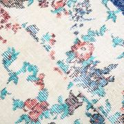 Blue floral vintage runner rug 275x74cm