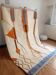 Handwoven Moroccan rug - Beni Ouarain style - orange pattern - wool - 280 x 190 cm