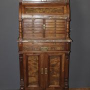 Late 19th century walnut dentist's cabinet