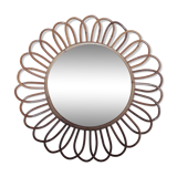 Soleil bambou rotin 1960 70 s 55cm