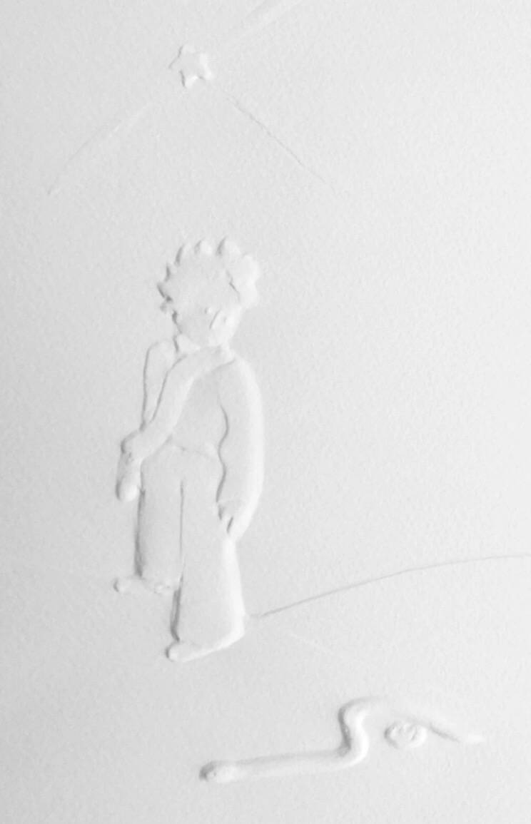 Le petit prince et le serpent