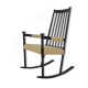 Rocking chair by Karl-Axel Adolfsson for Gemla, Sweden 1960's