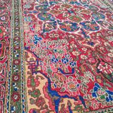 Tapis d'orient fait main ancien persan esfahan 2,15 x 1,35 m