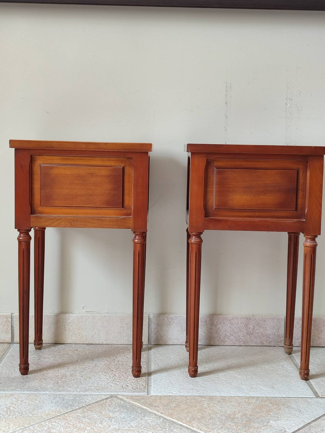 Louis XVI bedside tables