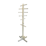 Lacquered wooden coat rack by Ettore Sottsass for Poltronova Italia 60s