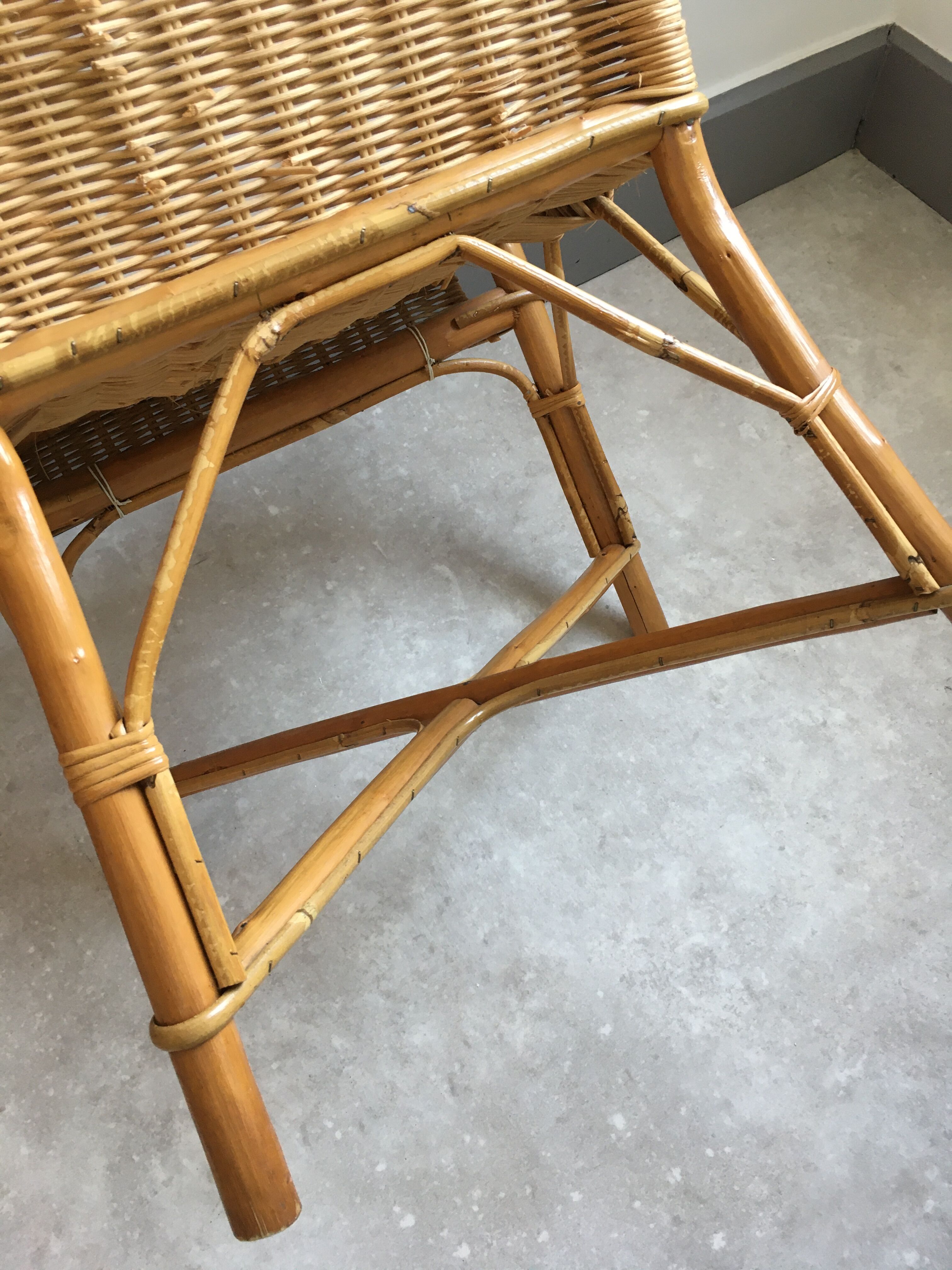 Vintage rattan chair