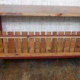 Table fer et bois meuble de metier