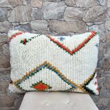 Housse de coussin berbère marocaine Azilal aux motifs colorés 60x40cm