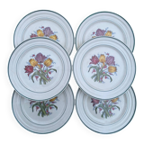 6 Villeroy and Boch dessert plates