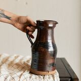 Chocolate jug / vase in stoneware