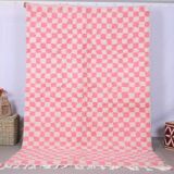 Handmade wool Berber rug 250x150 cm