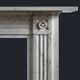 Georgian Carrara Marble Fluted Fireplace Surround