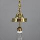 Peter Behrens “Luzette” Art Deco opaline glass pendant, Germany, 1930s