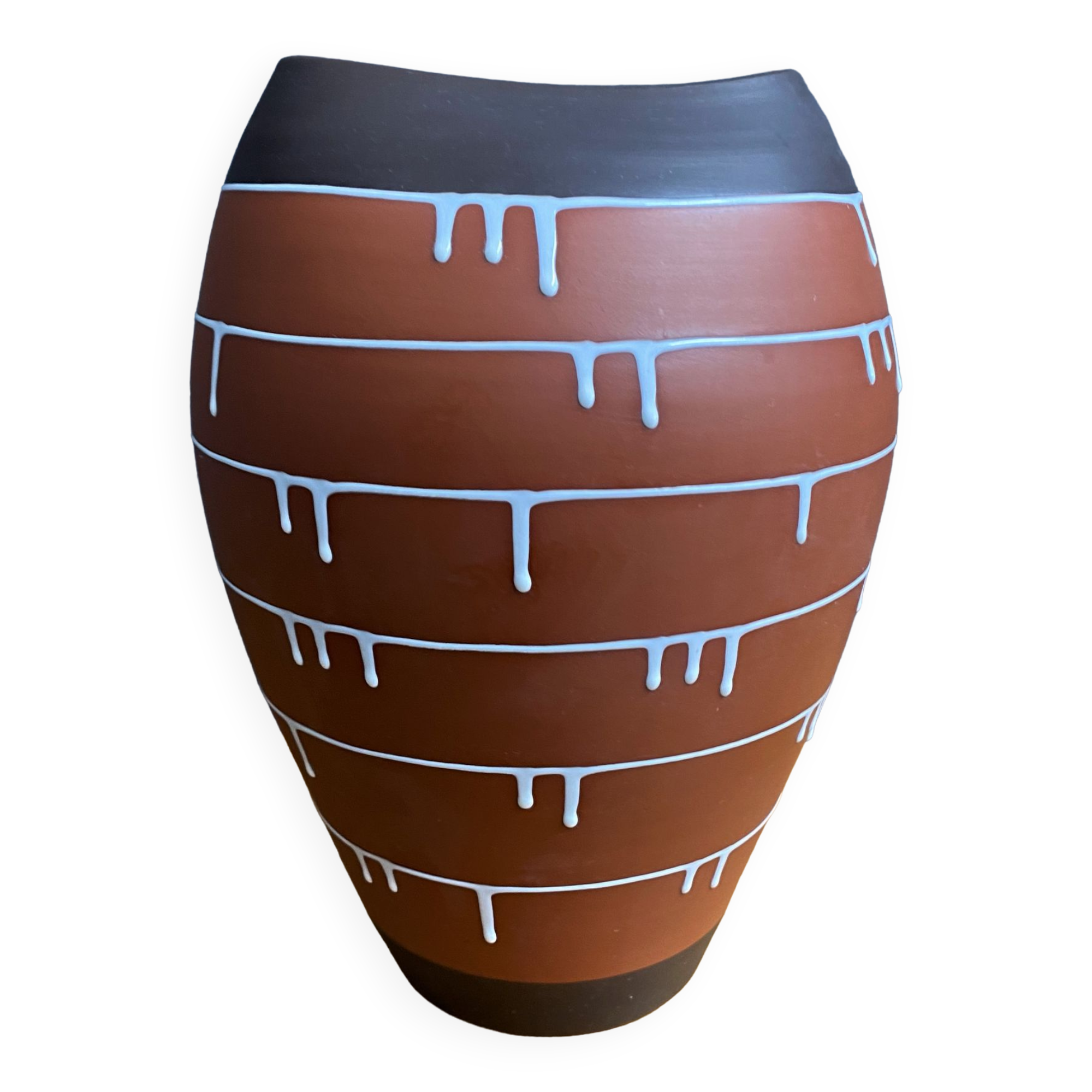 Palermo decor Vase by Ilkra Edelkeramik designer Ernst Werner 1960s